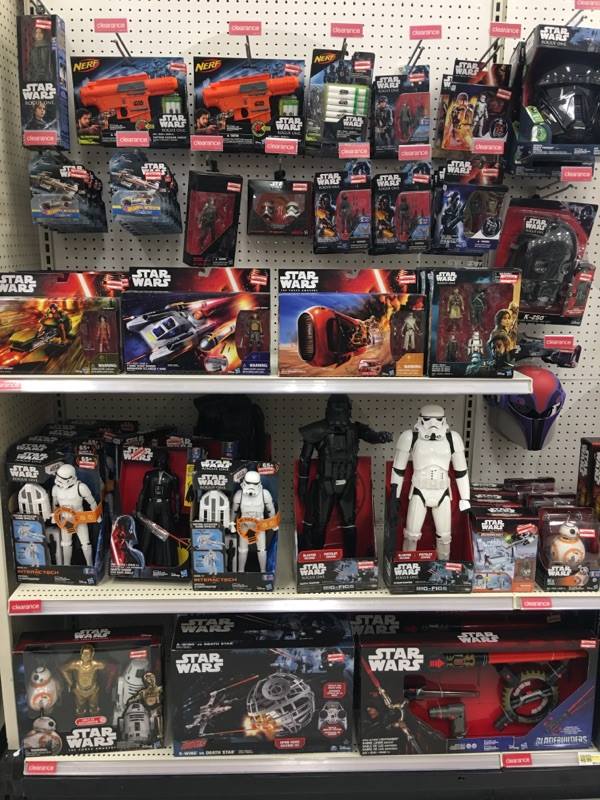 star wars toys clearance