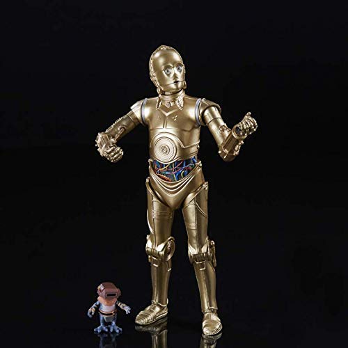 Star Wars The Black Series – C-3PO E Babu Frik Action Figure 2 Pezzi, 15,2 Cm, L'Ascensione Di Skywalker