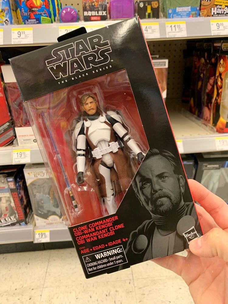 Walgreens Exclusive 6 Clone Commander Obi Wan Hitting Stores