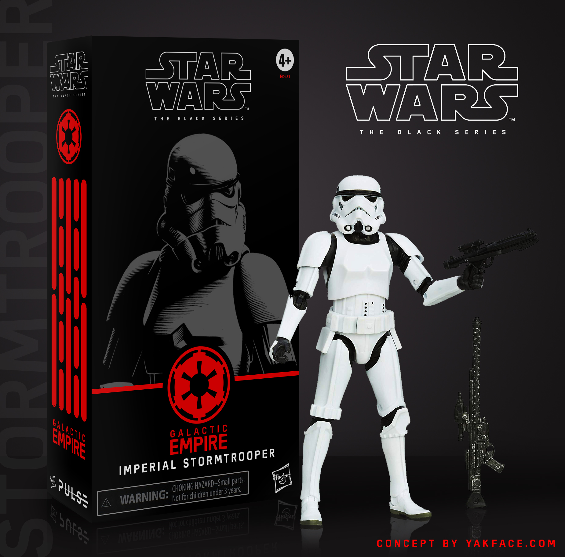 Concept: Hasbro Pulse Exclusive 6″ TBS Imperial Stormtrooper (Army