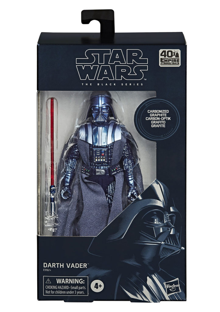 Star Wars Black Series Carbonized Darth Vader Amazon 40th Anniversary In Hand 