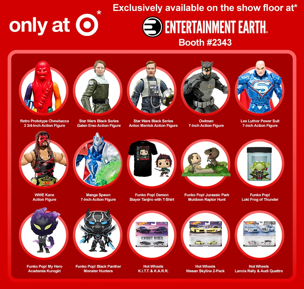 Delayed Target Exclusive Preorders for Sale at Entertainment Earth at ...